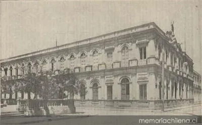 Edificio El Mercurio de Santiago, hacia 1918 — 1918 | Chile de Ayer