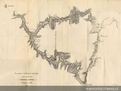 Escursión a las pampas argentinas : ruta tomada por Federico Leybold, 1871 — 1871 | Chile de Ayer