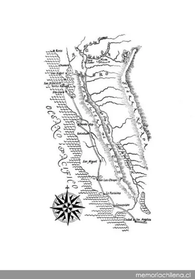 Mapa de la región del oro en Estados Unidos — 1949 | Chile de Ayer