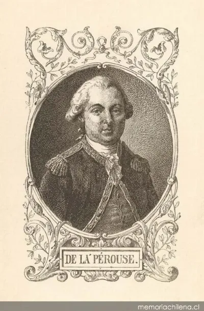 Jean Francois de Galaup, hacia 1780 — 1780 | Chile de Ayer