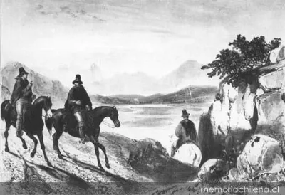 Huasos de los alrededores de Valparaíso, hacia 1825 — 1825 | Chile de Ayer