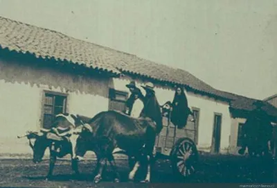 Carreta tirada por bueyes, 1906 — 1906 | Chile de Ayer