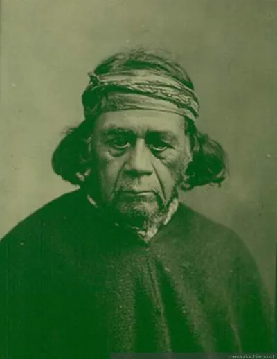 Retrato de hombre mapuche, 1906 — 1906 | Chile de Ayer