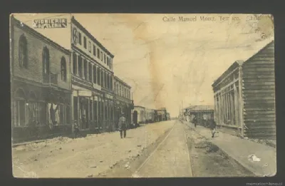 Calle Manuel Montt, Temuco — 1920 | Chile de Ayer