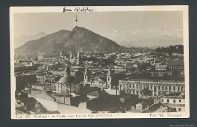 Vista aérea de Santiago — 1929 | Chile de Ayer
