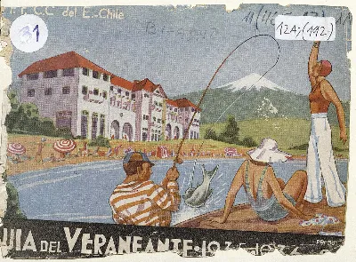 Portada Guía del Veraneante: 1935-1936, 1936 — 1936 | Chile de Ayer