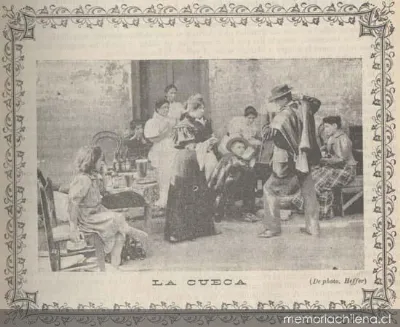 La cueca, 1900 — 1900 | Chile de Ayer