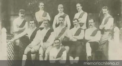El football en el año 1893 — 1893 | Chile de Ayer