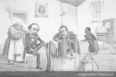 El Presidente Balmaceda en el periódico Padre Padilla, hacia 1890 — 1890 | Chile de Ayer