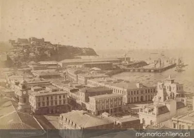 Puerto de Valparaíso, hacia 1890 — 1890 | Chile de Ayer