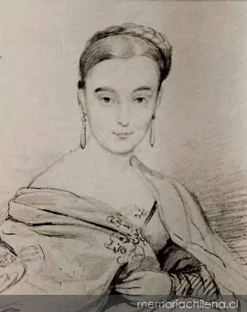Una dama chilena con vestido de noche, hacia 1850 — 1950 | Chile de Ayer