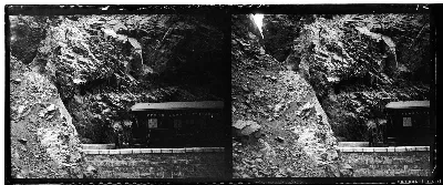 Ferrocarril transandino, Salto del Soldado, 3 de abril 1907 — 1907 | Chile de Ayer
