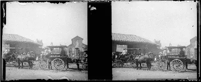 Salida de misa en Placilla, 1905 — 1905 | Chile de Ayer
