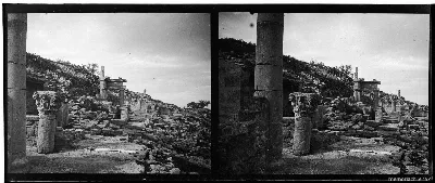 Ruinas de Solunto, Palermo, Italia, marzo 1911 — 1911 | Chile de Ayer