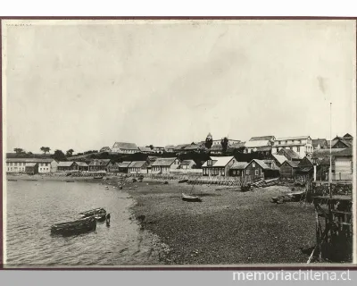 Vista de la ciudad de Calbuco, 1915 — 1915 | Chile de Ayer