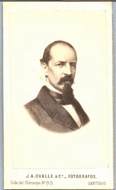 José Miguel Carrera y Fontecilla, hacia 1859 — 1859 | Chile de Ayer