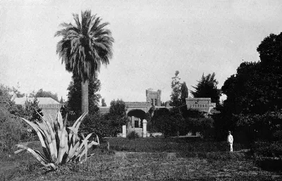 Casas de la hacienda Hermida, hacia 1900 — 1900 | Chile de Ayer