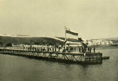 Muelle de Porvenir, Tierra del Fuego, 1906 — 1906 | Chile de Ayer