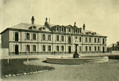 Edificio de la Gobernación de Magallanes en Punta Arenas, 1906 — 1906 | Chile de Ayer