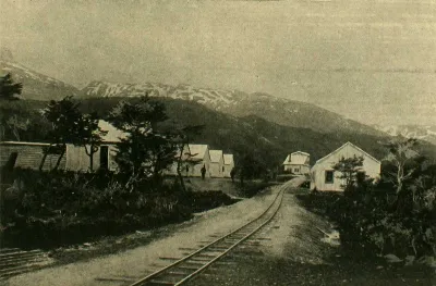 Instalaciones de la mina de cobre de Cutter Cove, Magallanes, 1906 — 1906 | Chile de Ayer