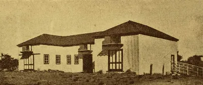 Caballeriza de la Estancia San Gregorio, Magallanes, 1924 — 1924 | Chile de Ayer