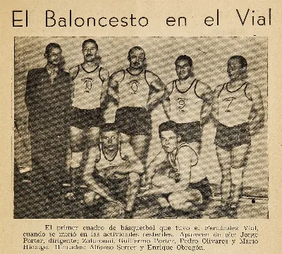 El baloncesto en el Vial — 1948 | Chile de Ayer