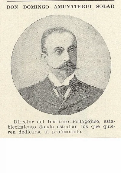 Don Domingo Amunátegui Solar, 1908 — 1908 | Chile de Ayer