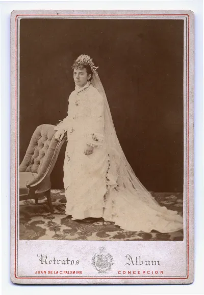 Novia no identificada, 1878 — 1878 | Chile de Ayer