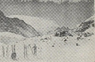 Canchas de esquí, Portillo, 1938 — 1938 | Chile de Ayer