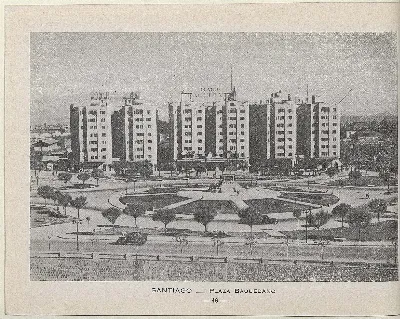 Plaza Baquedano, Santiago, 1939 — 1939 | Chile de Ayer