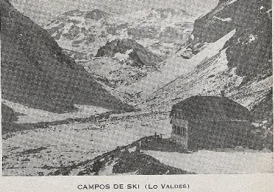 Campos de esquí, Lo Valdés, 1939 — 1939 | Chile de Ayer
