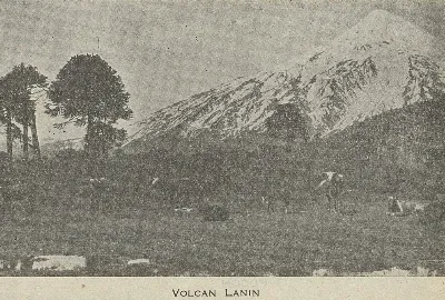 Volcán Lanín, 1940 — 1940 | Chile de Ayer