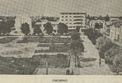 Plaza de Osorno, 1940 — 1940 | Chile de Ayer