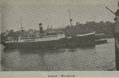 Vapor Puyehue, 1940 — 1940 | Chile de Ayer