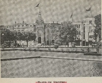 Plaza de Osorno, 1942 — 1942 | Chile de Ayer