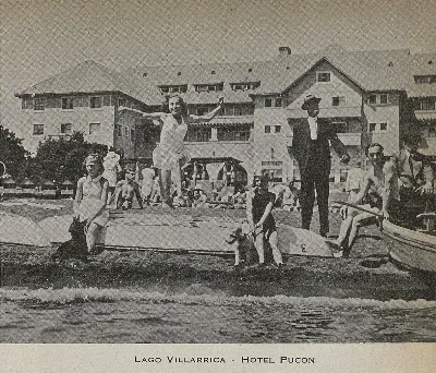 Hotel Pucón y Lago Villarrica, 1942 — 1942 | Chile de Ayer