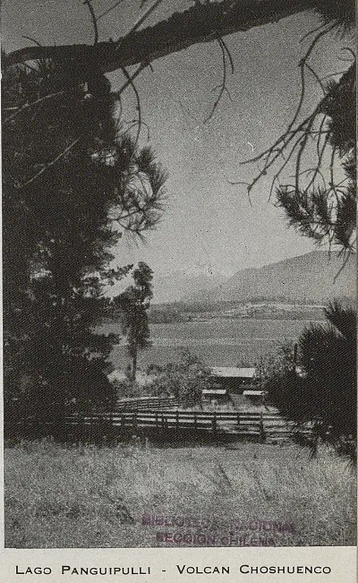 Volcán Choshuenco: Lago Panguipulli, 1943 — 1943 | Chile de Ayer