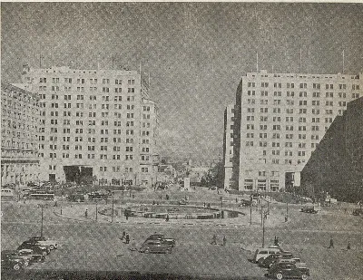 Plaza General Bulnes, Santiago, 1944 — 1944 | Chile de Ayer