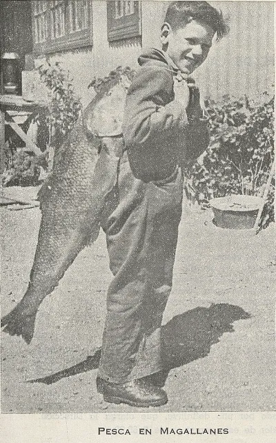 Pesca en Magallanes, 1945 — 1945 | Chile de Ayer
