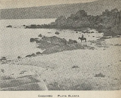 Playa Blanca, Coquimbo, 1947 — 1947 | Chile de Ayer