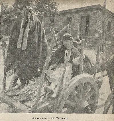 Mujer mapuche en Temuco, 1947 — 1947 | Chile de Ayer