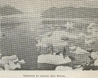 Témpanos en Laguna San Rafael, 1948 — 1948 | Chile de Ayer
