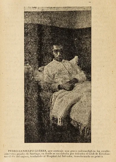 Pedro Gandulfo Guerra en el Hospital del Salvador, 1920 — 1920 | Chile de Ayer