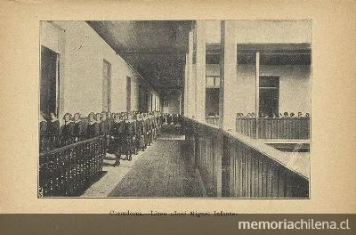 Corredores, Liceo " — 1926 | Chile de Ayer