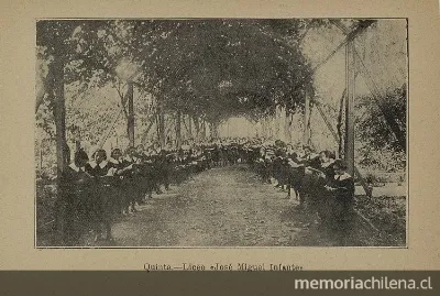 Alumnas del Liceo de Señoritas " — 1926 | Chile de Ayer
