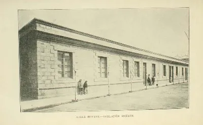 Calle Huemul, población Huemul, 1918 — 1918 | Chile de Ayer