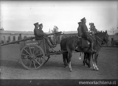 Carro de radiotelegrafía mastil, 1918 — 1918 | Chile de Ayer