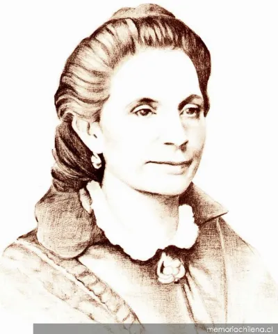 María del Rosario de Chacón Barrios, madre de Arturo Prat, hacia 1880 — 1880 | Chile de Ayer