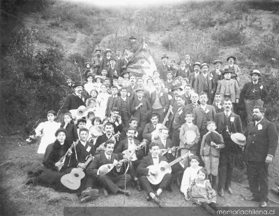 Sociedad Protectora de Obreros Cerro Cordillera, 1908 — 1908 | Chile de Ayer
