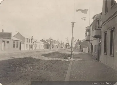 Calle de Punta Arenas, 1906 — 1906 | Chile de Ayer